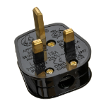 Scolm UK MAINS PLUG 13A Bk BS1363