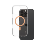 PanzerGlass CARE by ® Flagship Case Transparent Urban Combat w. Peachy MagSafe iPhone 16 Pro Max