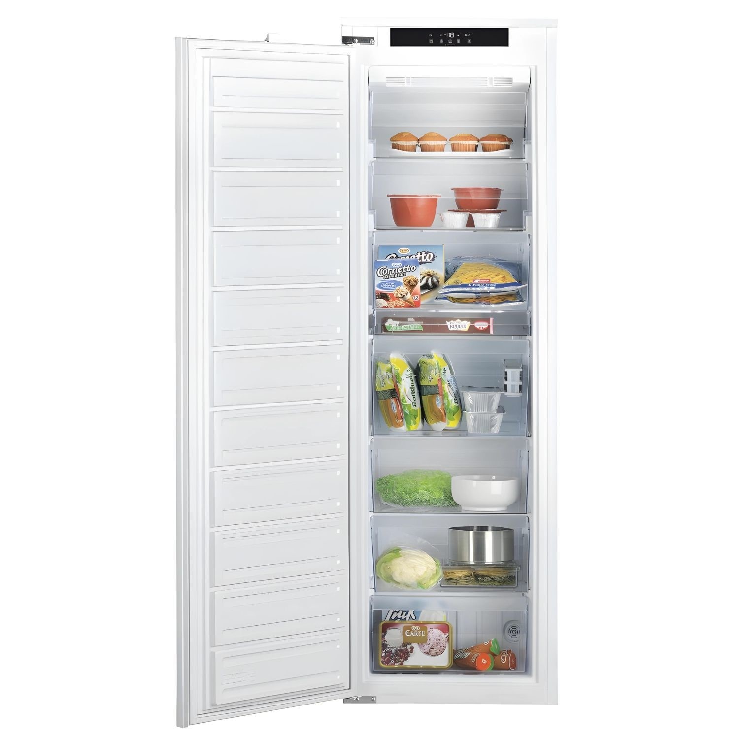 Photos - Other for Computer Hotpoint-Ariston HOTPOINT 209 Litre Integrated Upright Freezer - White 859991669310 
