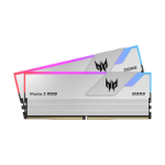 BIWIN (PREDATOR) PREDATOR VESTAII 32GB 16GBx2 Silver RGB DDR5 Memory 6000Mhz 1R*8 CL32