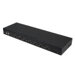 RealPower 284513 seriële converter/repeater/isolator USB 2.0 RS-232 Zwart