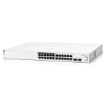 HPE Aruba Networking Aruba Instant On 1830 24G 12p Class4 PoE 2SFP 195W Managed L2 Gigabit Ethernet (10/100/1000) Power over Ethernet (PoE) 1U