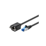Microconnect SFTP6A01EXT networking cable Black 1 m Cat6a S/FTP (S-STP)