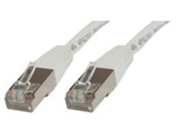 Image of Microconnect 0.5m Cat5e RJ-45 networking cable White F/UTP (FTP)