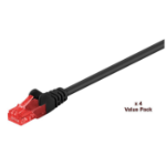 Microconnect V-UTP620SVP networking cable Black 20 m Cat6 U/UTP (UTP) Round