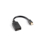 Lanberg AD-0003-BK DisplayPort cable 0.12 m Mini DisplayPort Black