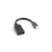 Lanberg AD-0003-BK DisplayPort cable 0.12 m Mini DisplayPort Black
