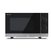 Sharp YC-PS201AE-S microwave Silver Solo microwave Countertop 20 L 700 W