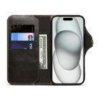 JLC iPhone 16 Plus Genuine Leather Wallet