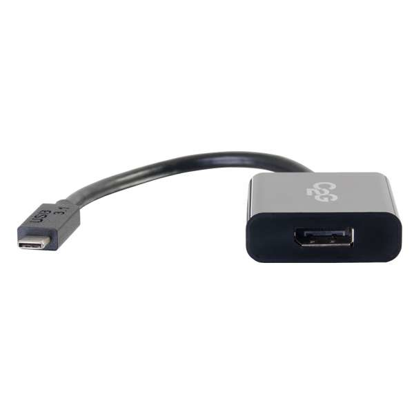 C2G USB-C/DisplayPort Adaptador gráfico USB 3840 x 2160 Pixeles Negro