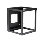 StarTech.com 4 Post 12U Scharnierend Wall-Mount Server Rack, 19" Open Frame Netwerk Rack, 50cm Montage Diepte, Swing Out Data Rack voor IT/AV/Patchpaneel/Computer