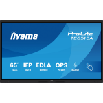 iiyama TE6515A-B1AG beeldkrant Digitale signage flatscreen 163,8 cm (64.5") Wifi 550 cd/m² 4K Ultra HD Zwart Touchscreen Type processor Android