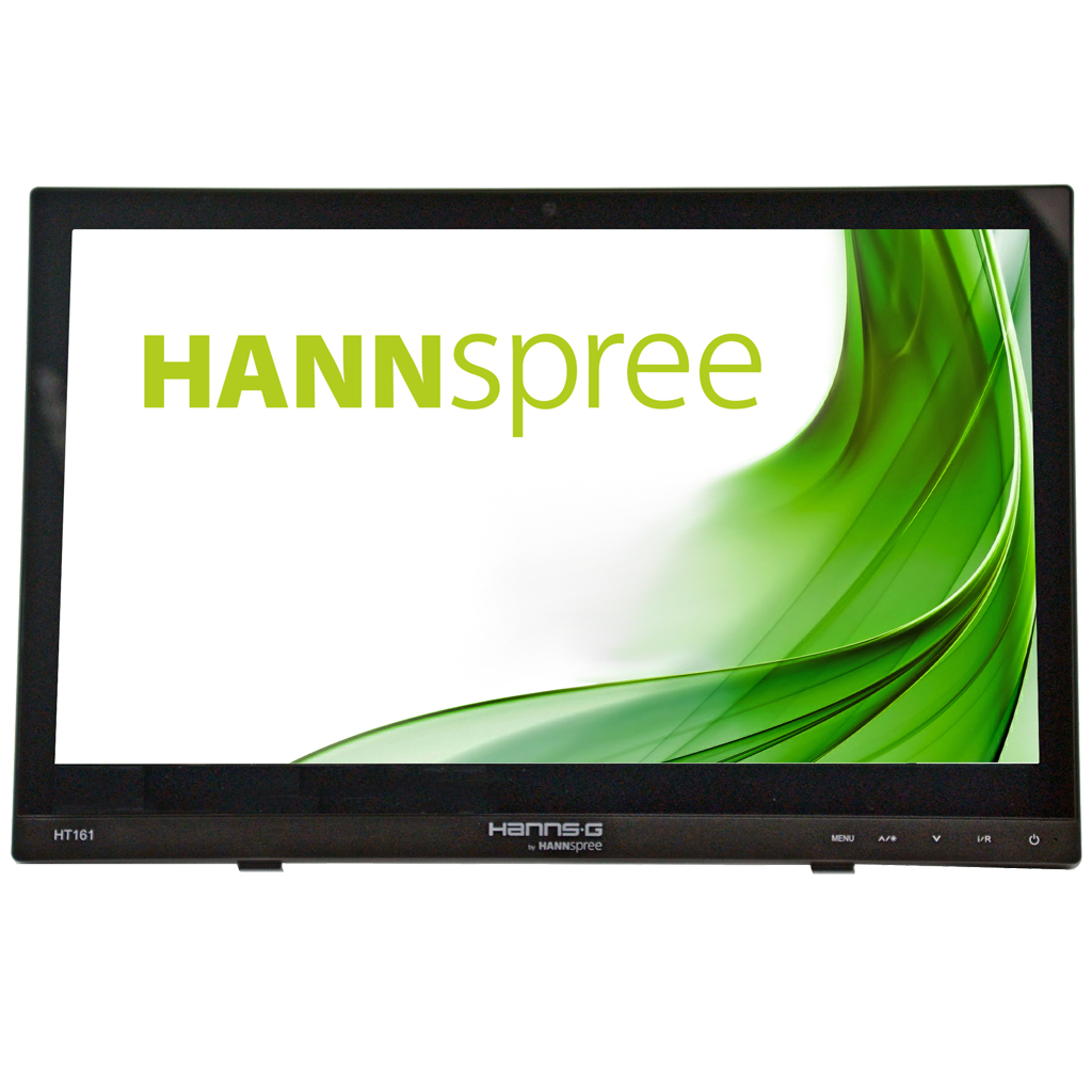 Hannspree HT161HNB touch screen monitor 39.6 cm (15.6") 1366 x 768 pixels Multi-touch Tabletop Black