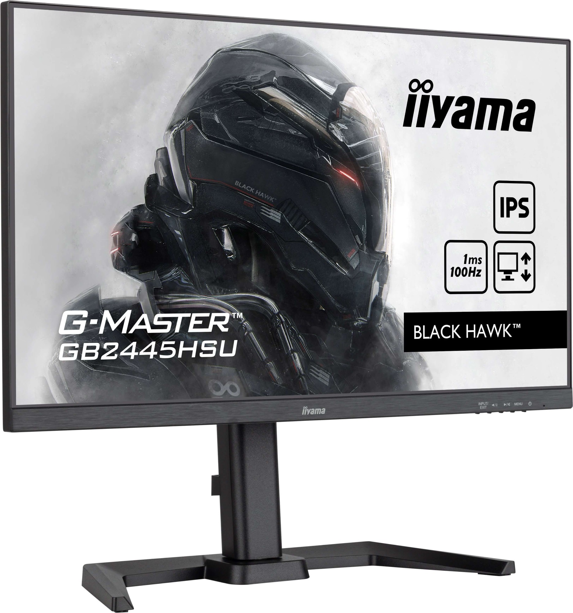 iiyama G-MASTER GB2445HSU-B2 LED display 60.5 cm (23.8") 1920 x 1080 pixels Full HD Black