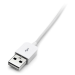 StarTech.com Cable Cargador 2m Conector Dock Connector de Apple Ángulo Izquierdo 30 Pines a USB iPod iPhone iPad