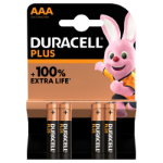 Duracell Plus AAA Battery Pack of 4 AAADUR+