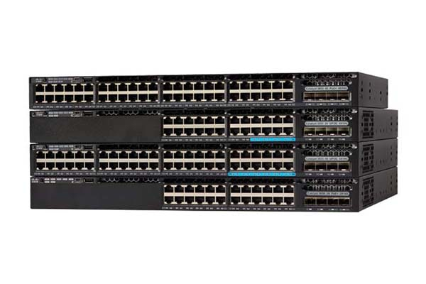 Cisco WS-C3650-48PWQ-S 48-Port Network Switch