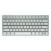 CHERRY KW 7100 MINI BT keyboard Universal Bluetooth QWERTY US English Light Green, White