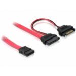 DeLOCK , 0.5m SATA cable Red