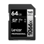 Lexar Professional 1066x 64 GB SDXC UHS-I Class 10