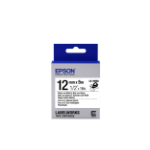Epson C53S654024|LK-4WBQ DirectLabel-etikettes black on white 12mm x 5m for Epson LabelWorks 4-18mm/36mm/6-12mm/6-18mm/6-24mm