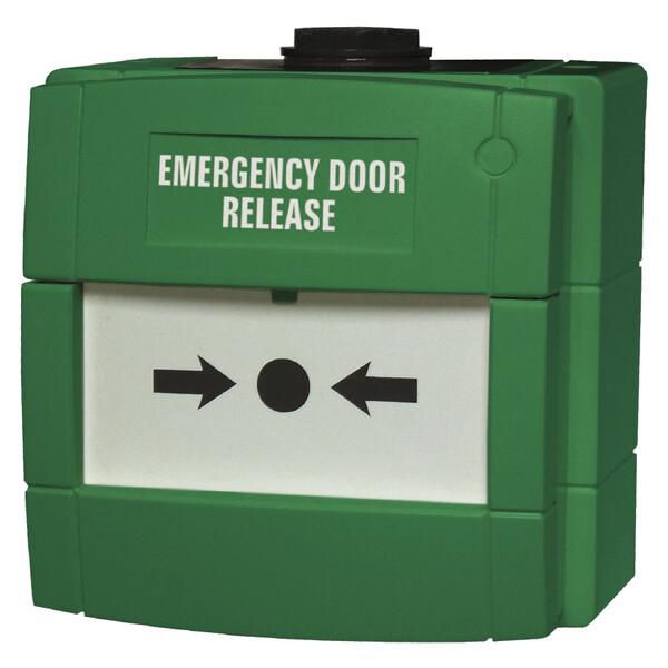 Weatherproof Green Door  Release Manual Call Point