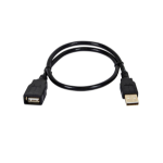 Monoprice 39921 USB cable 18.1" (0.46 m) USB 2.0 USB A Black