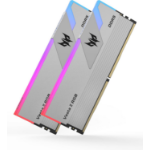 BIWIN (PREDATOR) PREDATOR VESTAII 32GB 16GBx2 Silver RGB DDR5 Memory 7200Mhz 1R*8 CL32