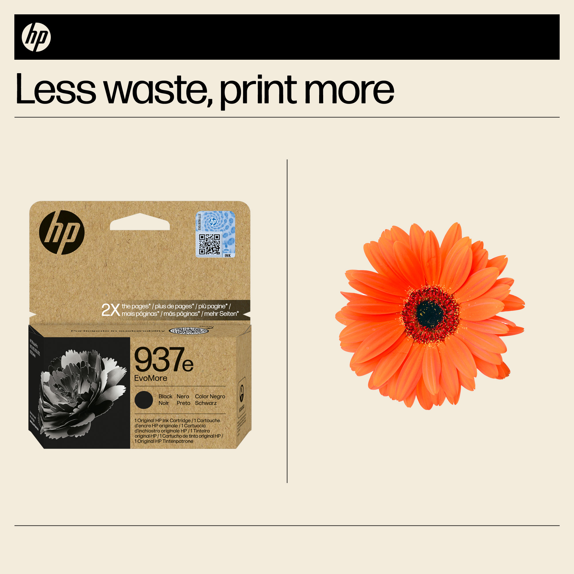 HP 4S6W9NE/937E Printhead cartridge black Evomore, 2.5K pages ISO/IEC 19752 for HP OJ Pro 9100/e