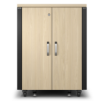 APC AR4017A rack cabinet 17U Freestanding rack Black, Maple colour
