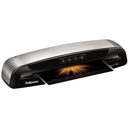 Image of Fellowes Saturn 3i A3 300 mm/min Black, Silver