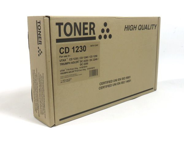 Data Direct Utax CD1230/1240/1250 Toner Chipped Compatible 613010010C