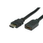 Value HDMI High Speed Cable + Ethernet, M/F 1 m