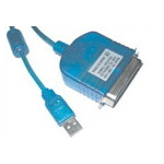 Microconnect USB/Cen36 2m M - M parallel cable 1.8 m Blue