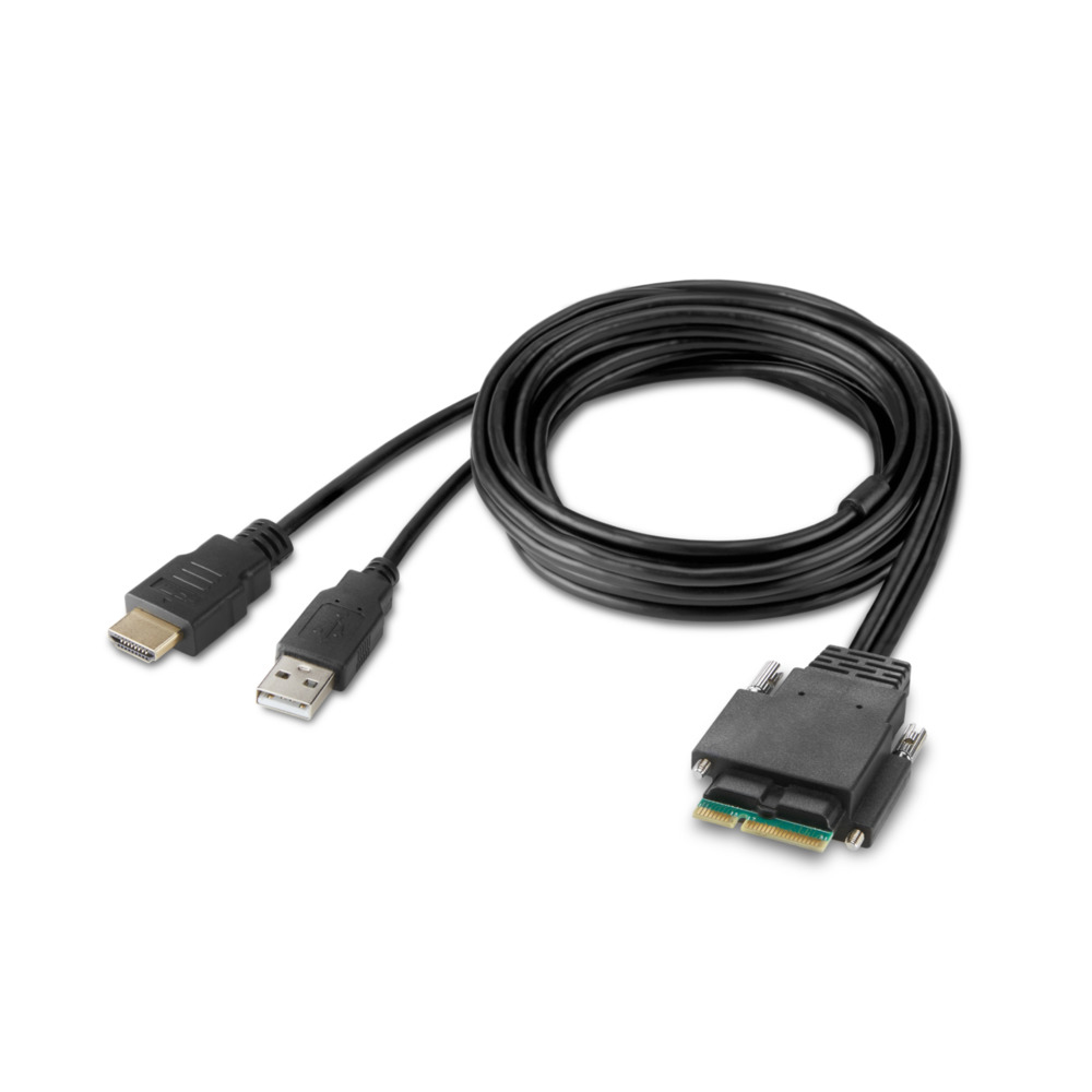 Image of Belkin F1DN1MOD-HC-H06 KVM cable Black 1.8 m
