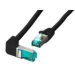 EFB Elektronik MK6001W.0,5B netwerkkabel Zwart 0,5 m Cat6a S/FTP (S-STP)