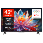 TCL T6C -UK 43 inch QLED 4K HDR 10+ Dolby Vision & Atmos Smart Fire TV