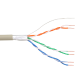 InLine Telephone Cable 6 wire solid installation 3x2x06mm shielded 25m