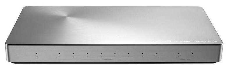 Image of ASUS XG-U2008 Unmanaged Gigabit Ethernet (10/100/1000) Silver