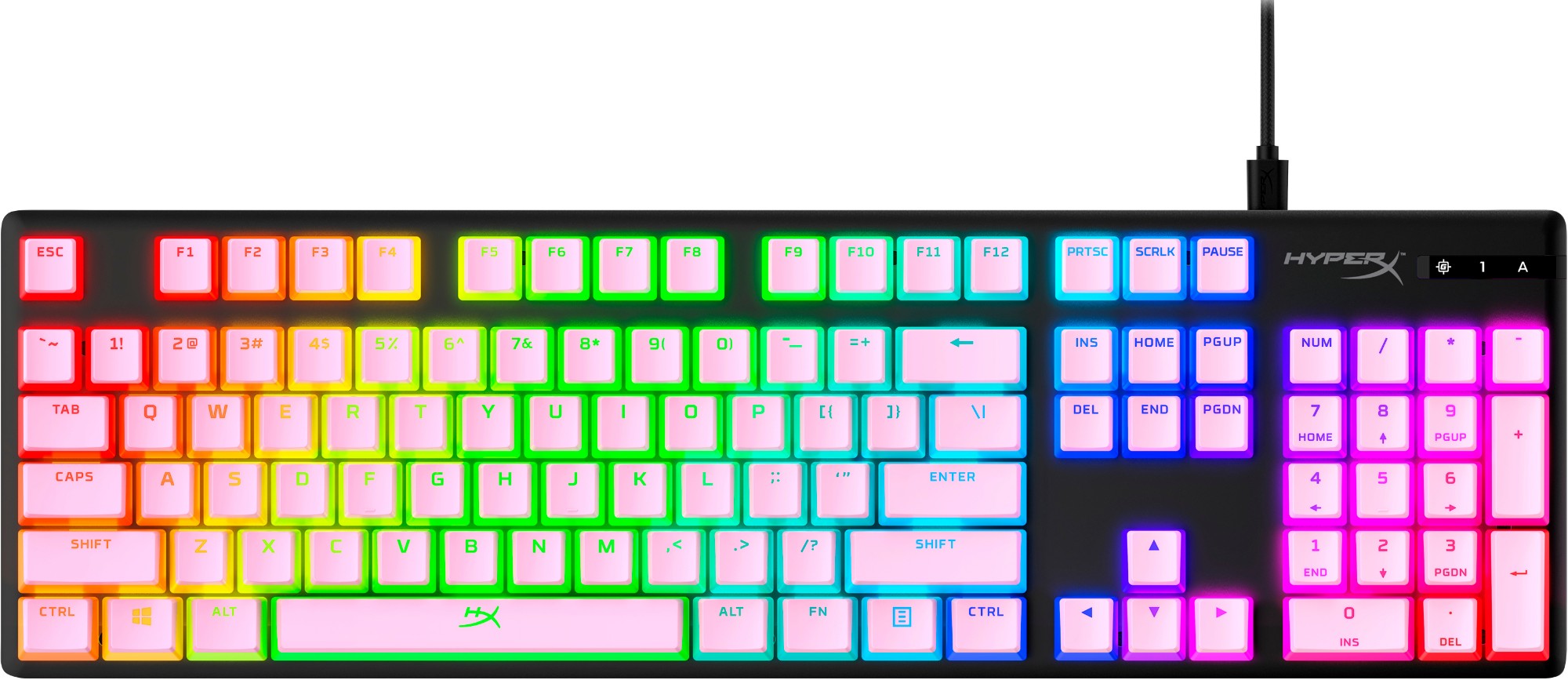 HyperX Pudding Keycaps - PBT - Pink