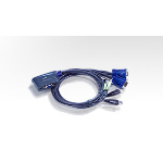 Aten 2-Port USB KVM switch Blue