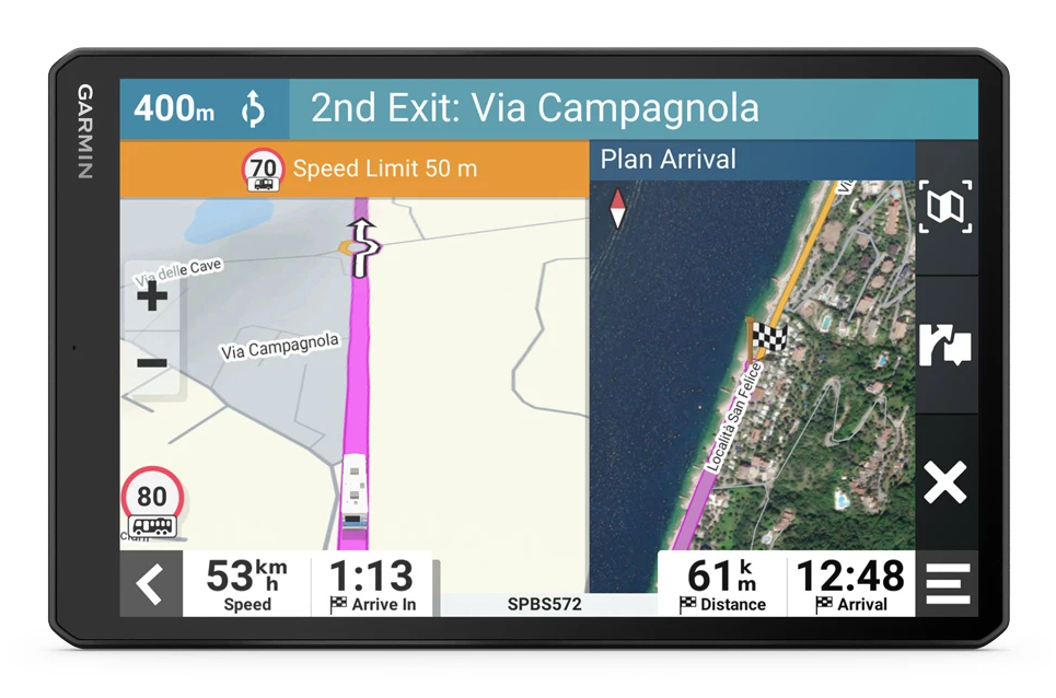 010-02749-15 GARMIN INTERNATIONAL Camper 1095 EU Sat-Nav mit Live Traffic