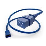 UNC PWCD-C14C19-15A-08F-BLU power cable Blue 94.5" (2.4 m) C14 coupler C19 coupler