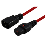 Scolm 1M C14-C13 Lck Rd PVC 1.0MM