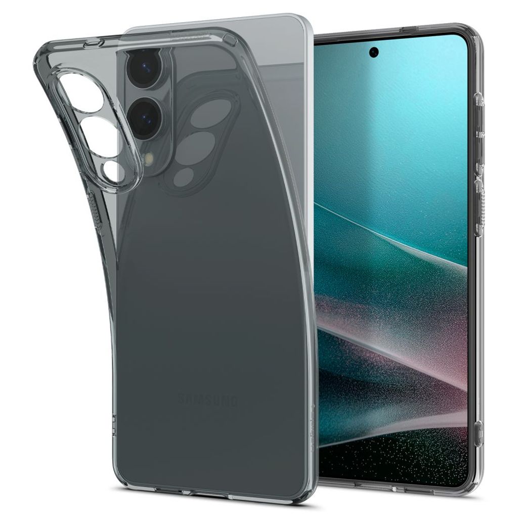 EU Product - Liquid Crystal Case for Samsung Galaxy S25 Edge - Transparent thumbnail