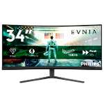 Philips Evnia 34M2C3500L/00 computer monitor 86.4 cm (34") 3440 x 1440 pixels Wide Quad HD LCD Black