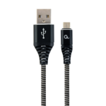 Gembird CC-USB2B-AMMBM-1M-BW USB cable USB 2.0 Micro-USB B USB A Black, White