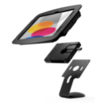 Compulocks iPad Pro 12.9" (3-6th Gen) Space Enclosure Core Counter Stand or Wall Mount Plus Hub Black
