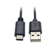 Tripp Lite U038-003 USB cable 35.8" (0.91 m) USB 2.0 USB A USB C Black