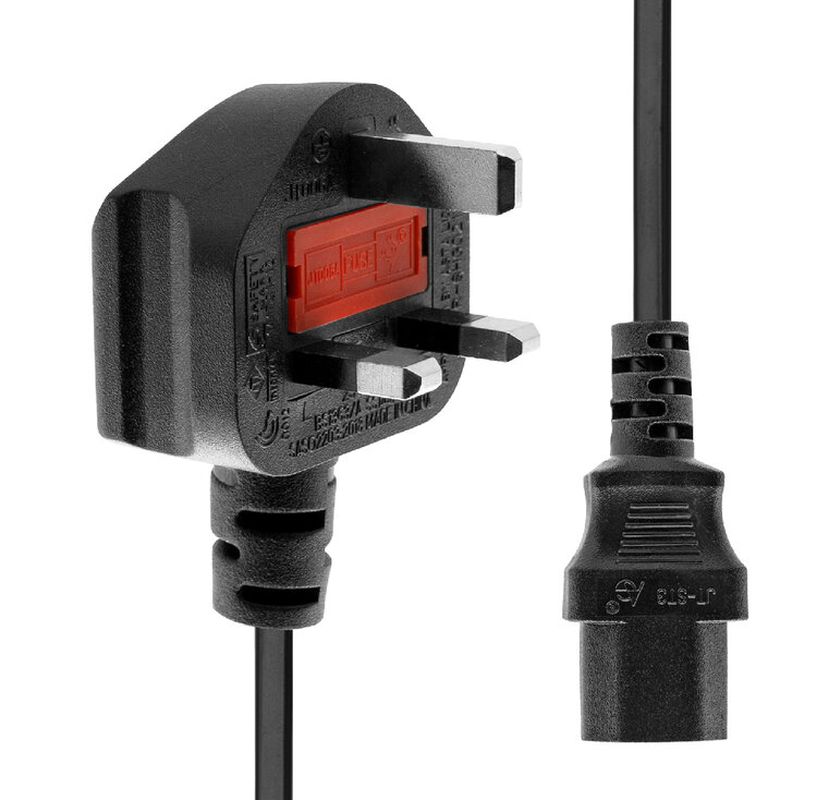 ProXtend Type G (UK) to C13 Power Cord Black 5m
